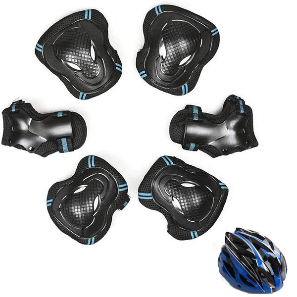 7PC Skateboard Protective Gear Set,Protective Padding Set for Sport,Helmet