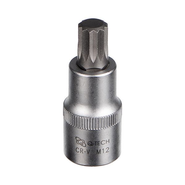 Q-Tech Spline Bit Socket M12