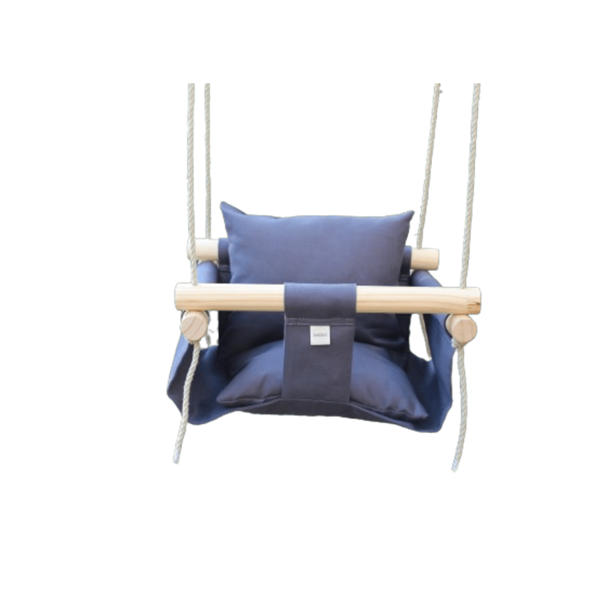 Baby Swing - Fabric & Wood - Charcoal Deluxe - Indoor | Shop Today