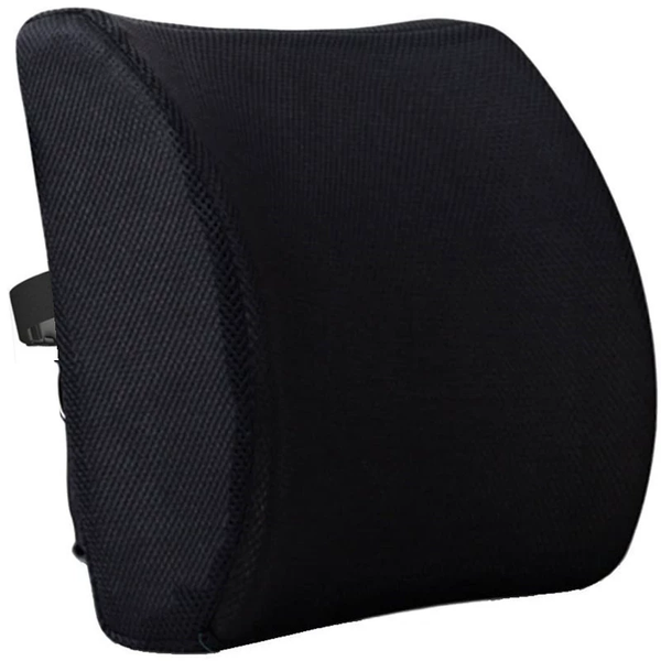 Memory Foam Lumbar Support Cushion - Comfort for Office &amp; Car