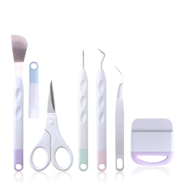 6-in-1 DIY Craft Vinyl Weeding Tools Set for Paper and Iron-on Projects