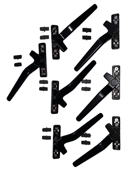 Black Aluminium Solid Handle Combo 7