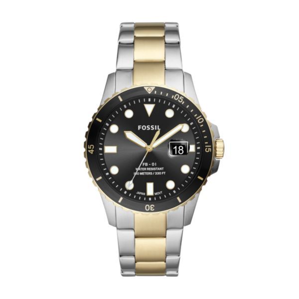 Fossil Fb - 01 Men's Stainless Steel Watch-FS5653