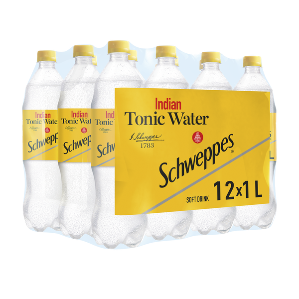 Schweppes - Tonic Water - 12 x 1 Litre