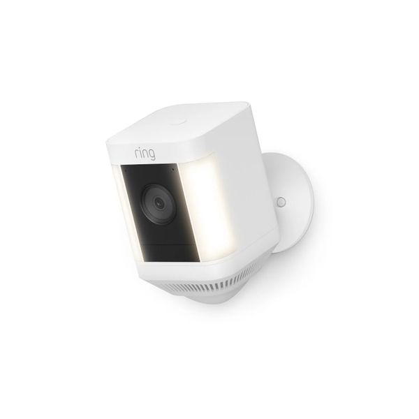 Ring Spotlight Cam Battery Plus | 1080HD - White