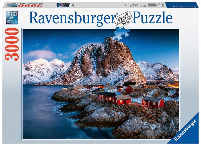 Ravensburger 3000 Piece Puzzles-Hamnoy:Lofoten