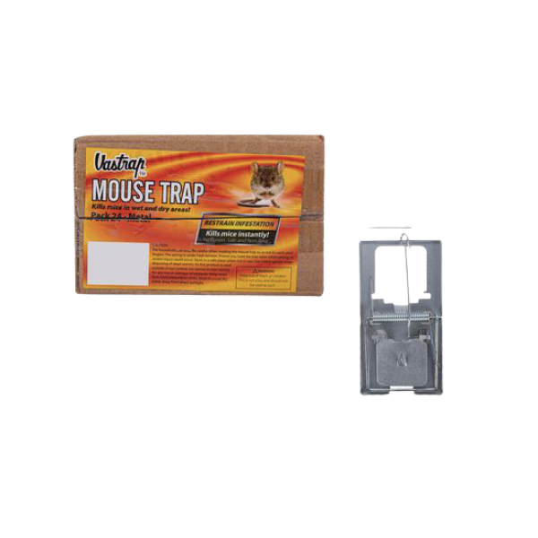 Vastrap Pest Control- Bulk Metal Galv Mouse Traps - Pack of 2