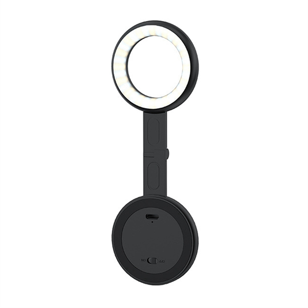 Magsafe Selfie Ring Light For Iphone And Android Phone Holder Black