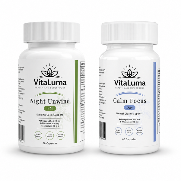 VitaLuma Sleep, Stess &amp; Focus Combo - 120 Caps