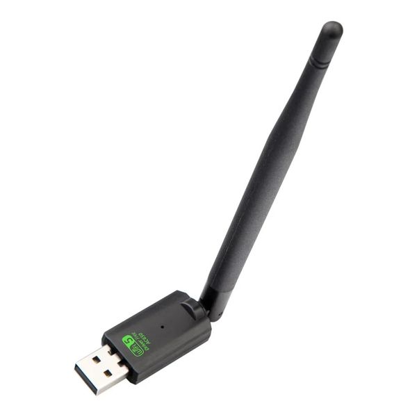 Dual Band USB WiFi Adapter 650Mbps with Antenna PC