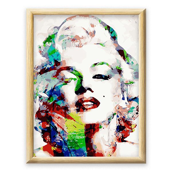 Adult Paint by Numbers with Frame | Just Marilyn