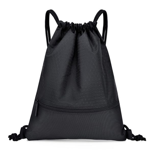 IPSTYLE Outdoor Sport Gym Drawstring Bag Basketball Soccer Large Capacity