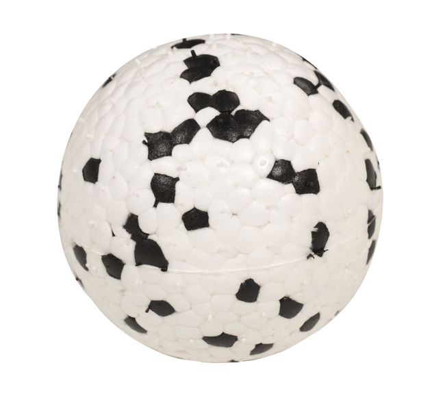 Mpet Bloom Ball Dog Toy - Black and White
