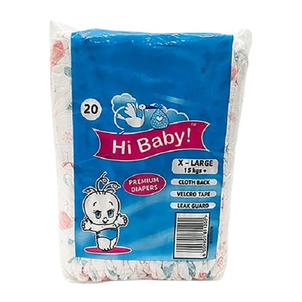 Hi Baby! - Extra Large Everyday Diapers 20's x 2