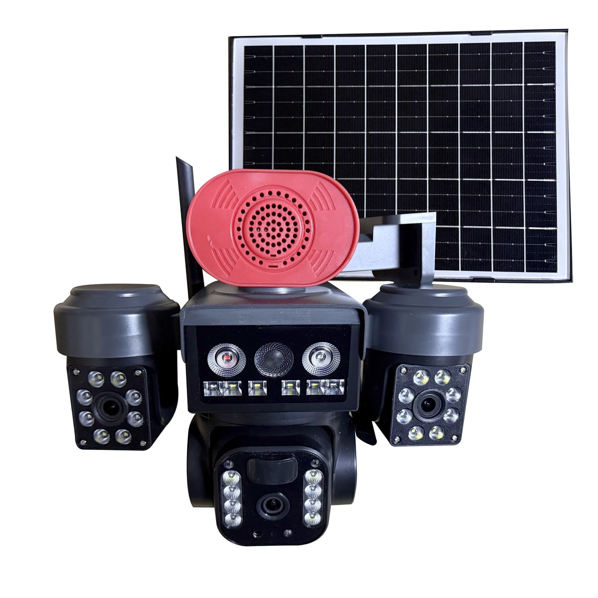 Solar-Powered Camera, Full-Color Night Vision Outdoor Surveillance ...