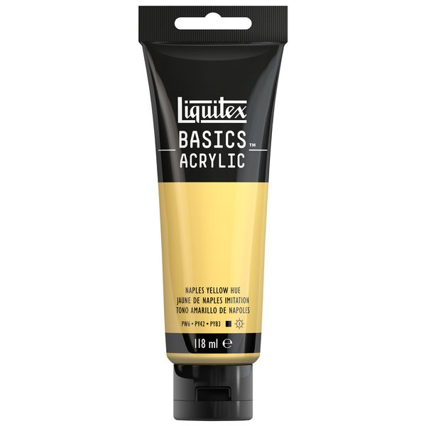 Liquitex Basics Acrylic Colour 118ml Tube - Naples Yellow Hue