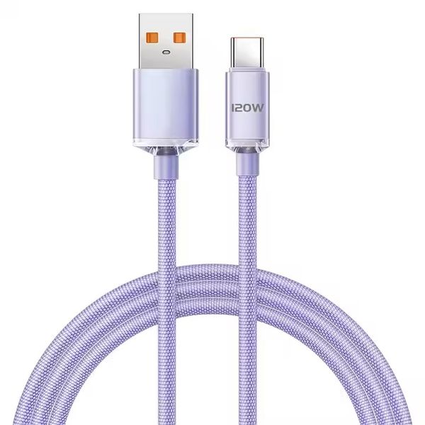 6A 120W Super Fast Charging Cable USB to Type-C Data Cord