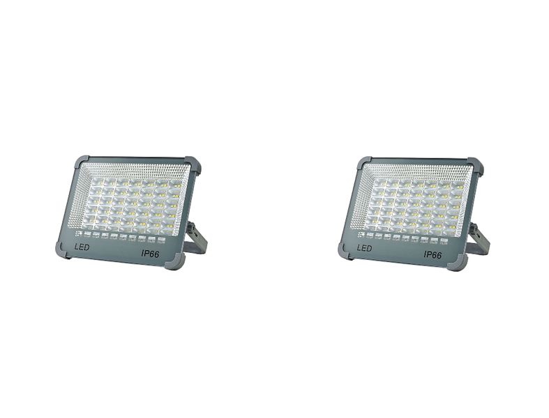 2 Pack-Solar Portable Camping Light Floodlight LED Emergency Lighting