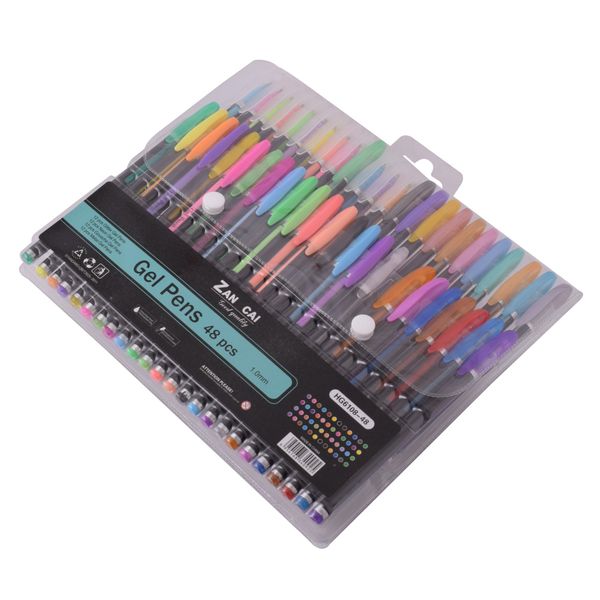 Zan Cai Shiny 48pcs Gel Pens