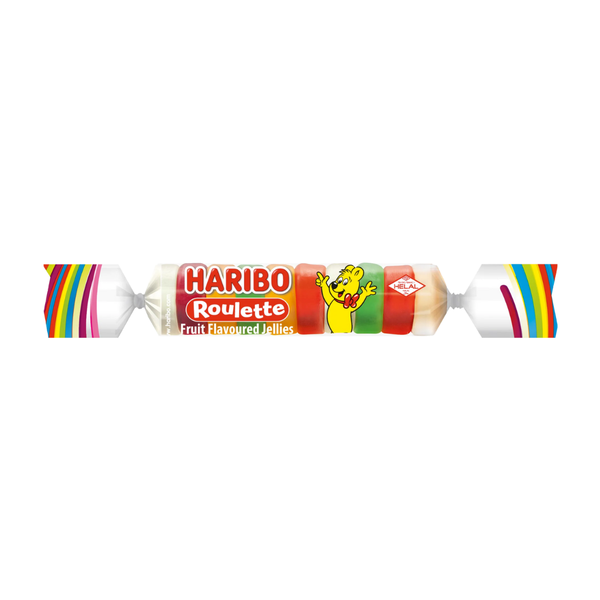HARIBO Roulette 25g x 24 Fruit-Flavoured Jelly