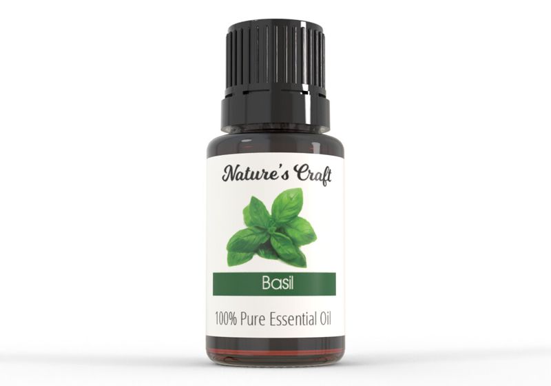 Nature's Craft Pure Basil Essential Oil 10ml
