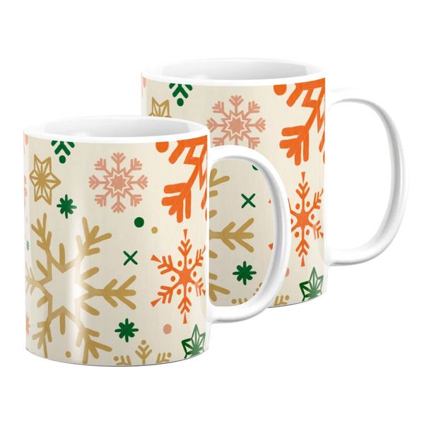Mug Set - Christmas Snowflakes image