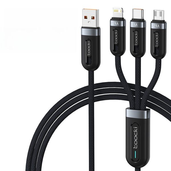 TOOCKI AuraCore-1 Drag 3-6A Fast Charging Data Cable 66W1.2 Meters