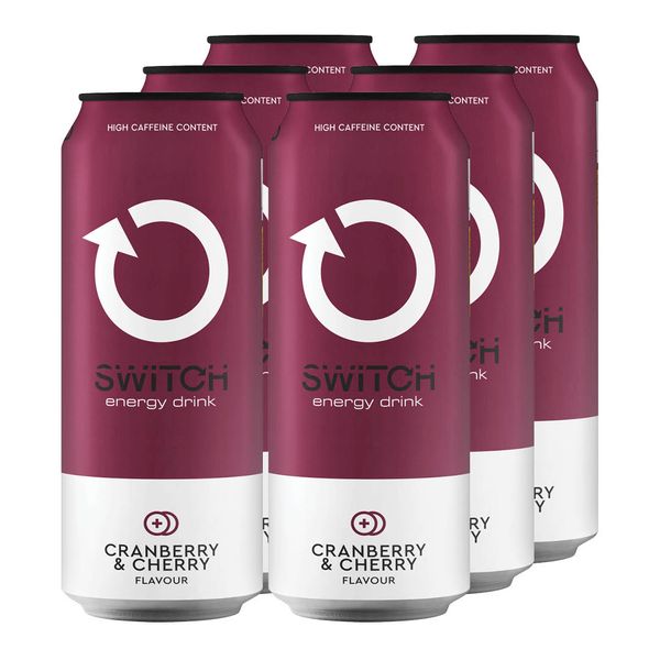 Switch Energy Cranberry &amp; Cherry (6 x 500ml)