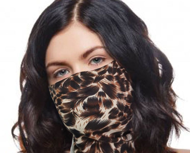 Cheetah Running Neck Gaiter - Neck Warmer