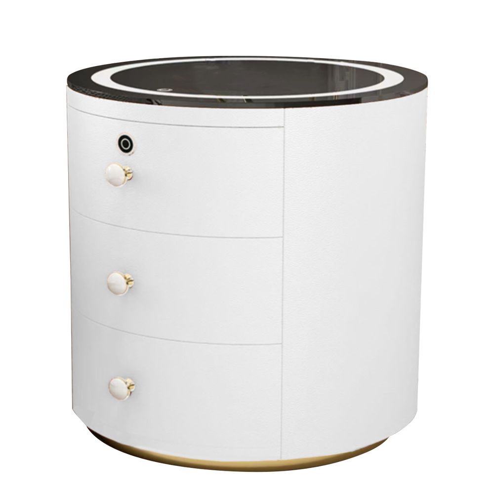 Modern Wireless Smart Bedside Table K30 White Buy Online in South