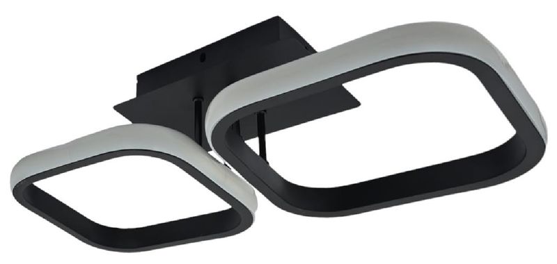 Teempeest Modern 2 Square LED Multi Colour Flush Mount Ceiling Light