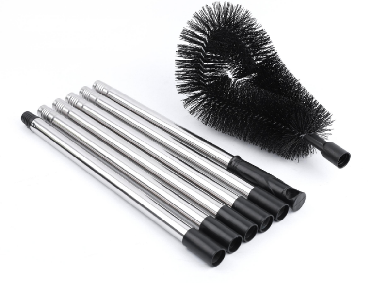 Stainless Steel Gutter Cleaning Brush Tool - Remove Leaves Easily