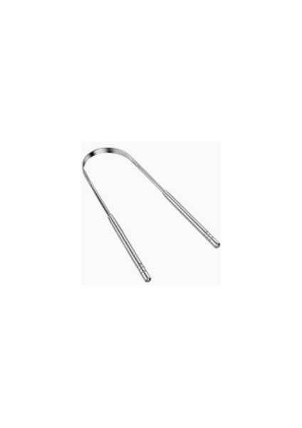 Stainless Steel Tongue Scraper - Daily Oral Hygiene Tool