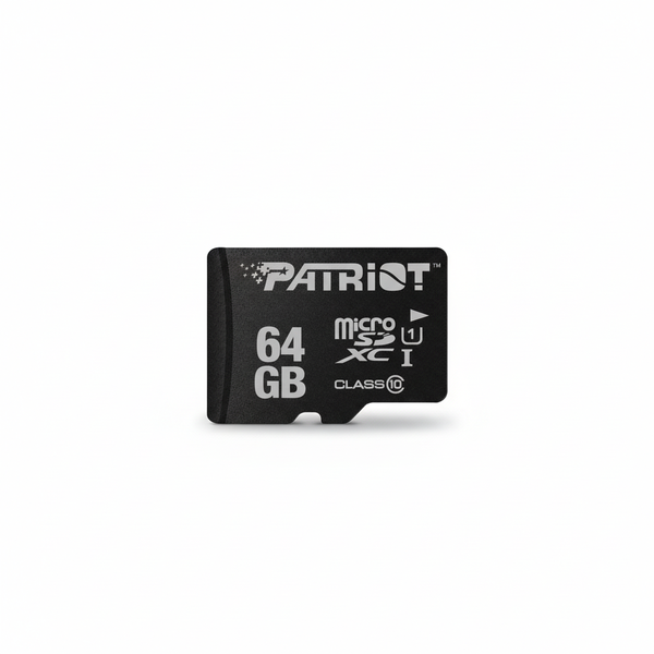 Patriot 64GB Micro SDHC Card Class 10 for Smartphones &amp; Cameras