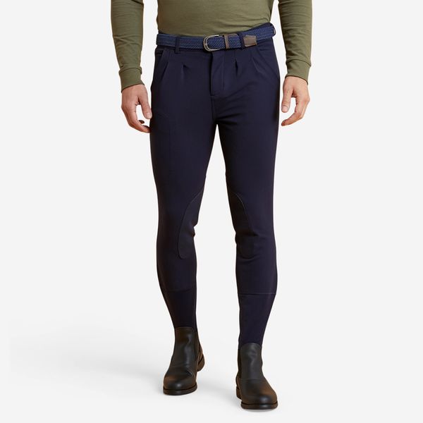 Fouganza Men's Horse Riding Jodhpurs 500 - Navy