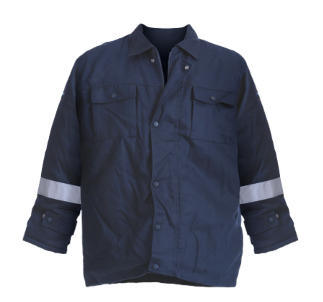 Dromex - D59 Navy Blue Flame &amp; Acid Thermal Jacket
