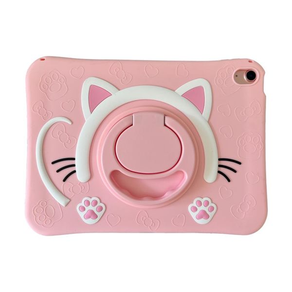 Kids Protective Silicone Kitty Cover for iPad 10th Gen (10.9") - Black