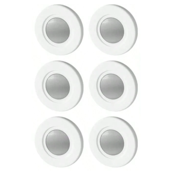 6 Piece Magnetic Remote Holder Wall Mount Organizer