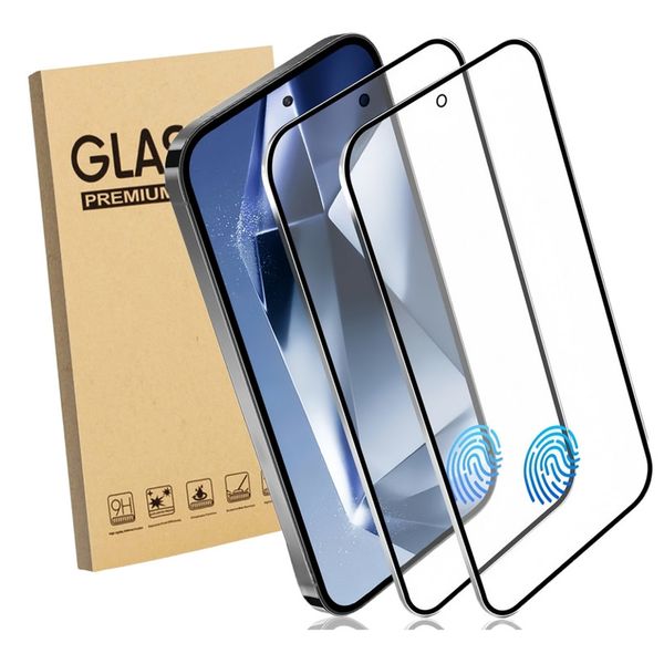 2 Pack Matte Glass Screen Protector Compatibl with Samsung S22PLUS/S23 PLUS
