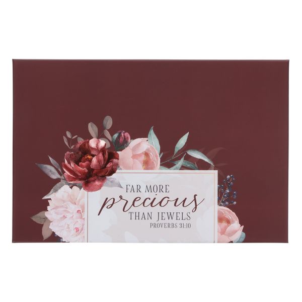 Small Stackable Gift Box - Far More Precious than Jewels