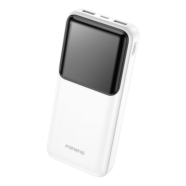 Foneng 20,000 mAh Power Bank White/Black