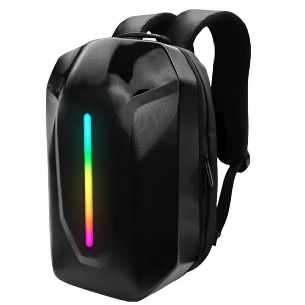 Hardshell LED Backpack - Modern Wear Technology with Powerbank