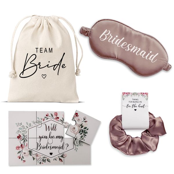 Will you be my Bridesmaid proposal wedding gift bundle