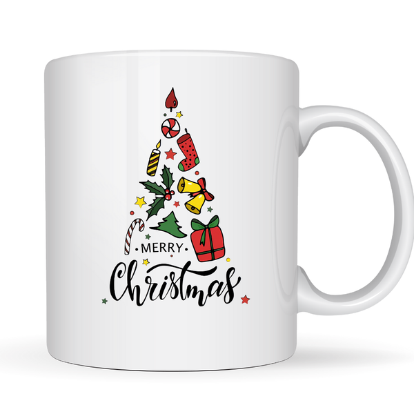 Graphical CPT White Ceramic Mug 350ml - Merry Christmas Daddy Claus