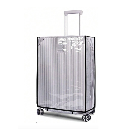 28 Inch Reusable Clear Protective Luggage Cover Daily Sale Shop