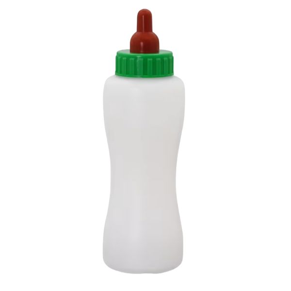 Pet Large Capacity Livestock Feeding Bottle With Slim Waist (600ml) - 24cm