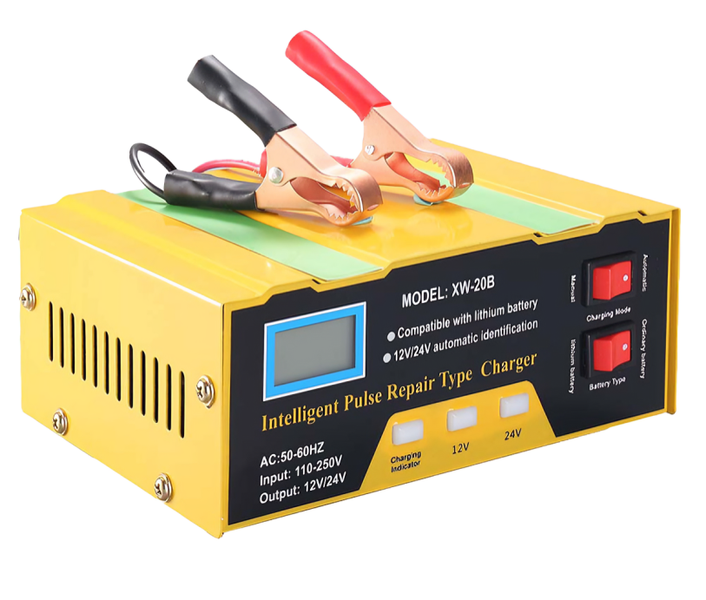 Skyking -intelligent 5A 12V/24V Lithium ,Gel ,Lead-Acid Battery Charger.