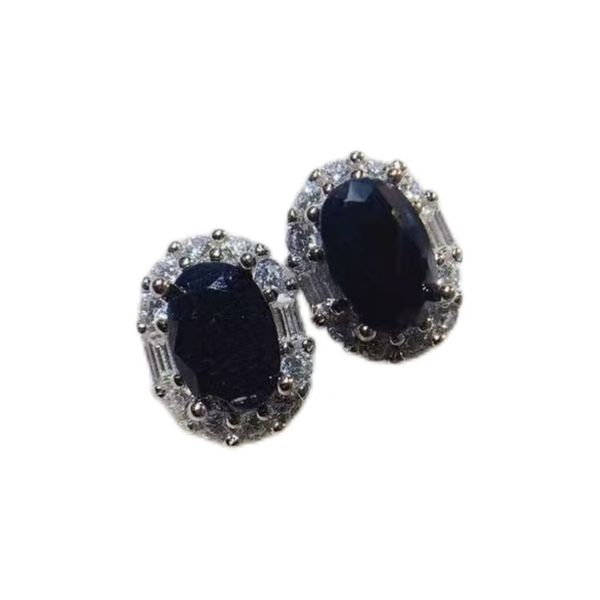 Versatile And Elegant Sapphire Round Stud Earrings For Everyday Wear