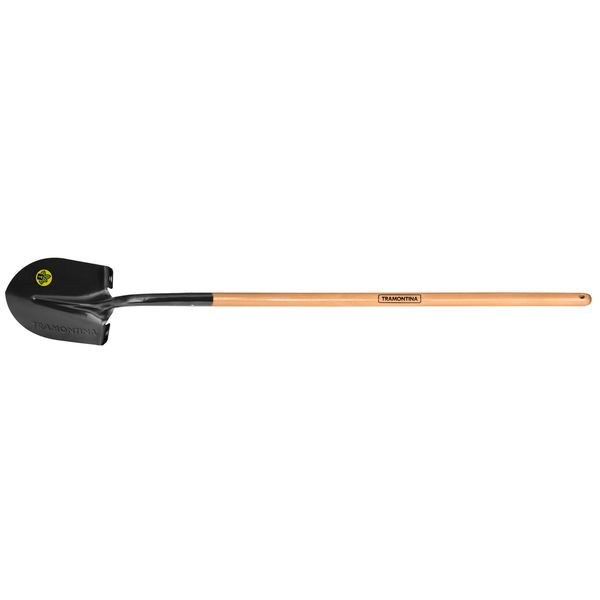 Tramontina 416/20 Pointed Shovel in Steel with Wooden Handle, 120 cm