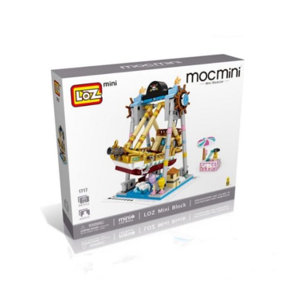 Loz Amusement Park Blocks - Pirate Boat